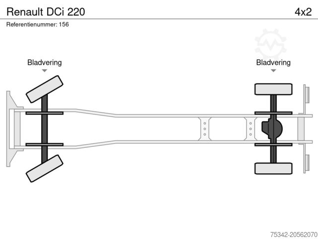 Crane truck Renault DCi 220