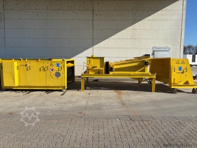 Planta de desmetalización Steinert Perman-Überbandmagnetscheider