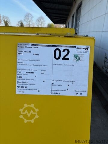 Planta de desmetalización Steinert Perman-Überbandmagnetscheider