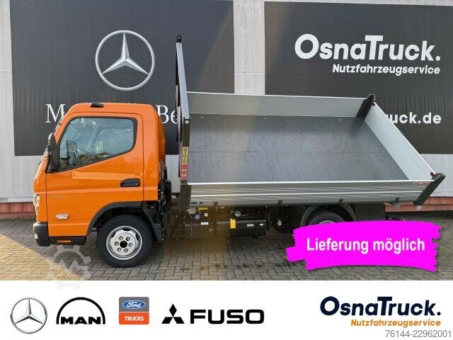 Højt tag varevogn FUSO Canter 3C15 3-Seitenkipper Klima, AHK 3,5t
