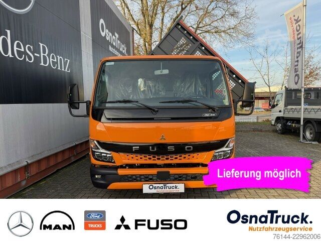 Højt tag varevogn Mitsubishi 3C15 3-Seitenkipper Klima, AHK 3,5t,Diff.-Sperre