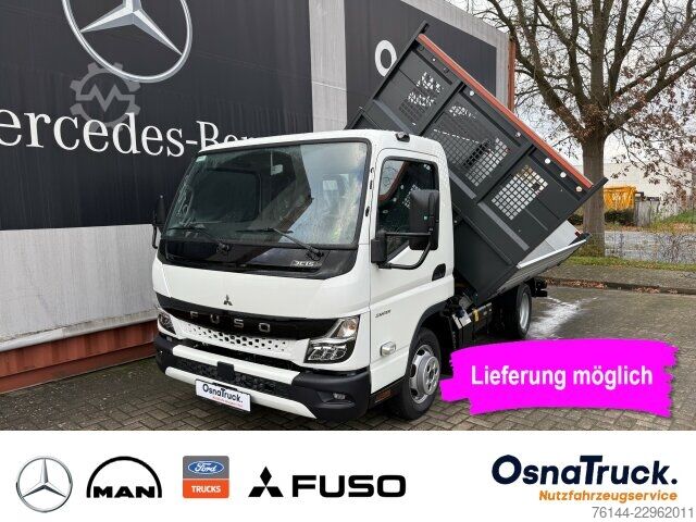 Højt tag varevogn FUSO Canter 3C15 3-Seitenkipper Klima, AHK 3,5t