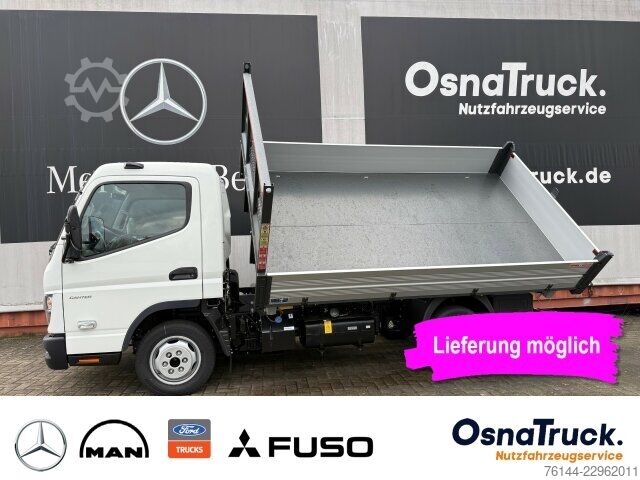 Højt tag varevogn FUSO Canter 3C15 3-Seitenkipper Klima, AHK 3,5t