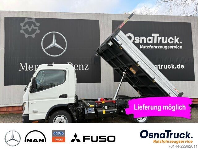 Højt tag varevogn FUSO Canter 3C15 3-Seitenkipper Klima, AHK 3,5t