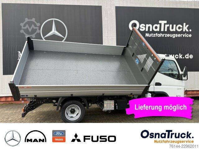 Højt tag varevogn FUSO Canter 3C15 3-Seitenkipper Klima, AHK 3,5t