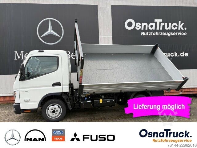 Højt tag varevogn Mitsubishi Canter 3C15 3-Seitenkipper Klima, AHK 3,5t
