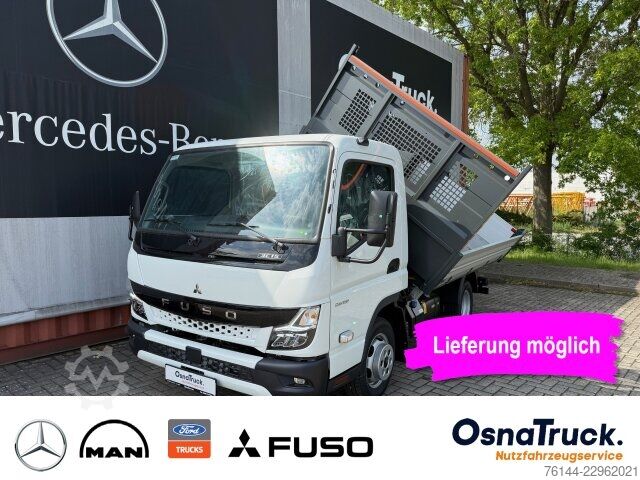 Højt tag varevogn FUSO Canter 3C15 AMT 3-Seitenkipper Automat.,AHK 3,5t