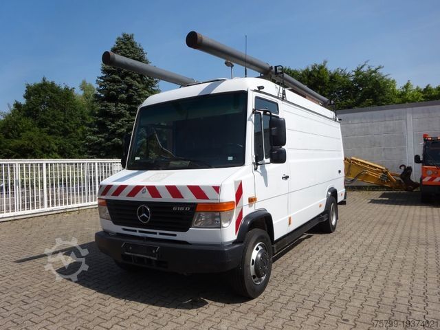 Bestelwagen met verhoogd dak MERCEDES-BENZ 616D Vario Kastenwagen 4x2
