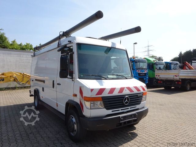 Bestelwagen met verhoogd dak MERCEDES-BENZ 616D Vario Kastenwagen 4x2