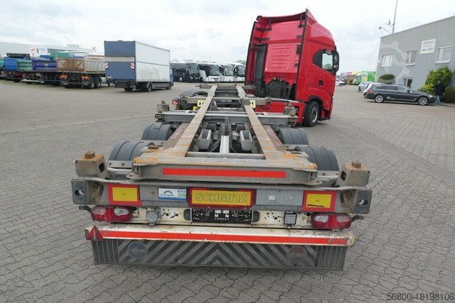 Wissellaadbak oplegger SCHMITZ CARGOBULL SCF 24 SLIDER, 2x20/1x30/1x40/1x45 Fuß Container