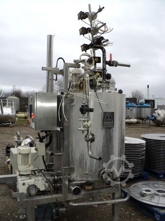 70 qm, 1850 Liter, Schenk horizontales Blatt, vertikaler Behälter Druckblattfilter Schenk ZHF-S70-Z-C3