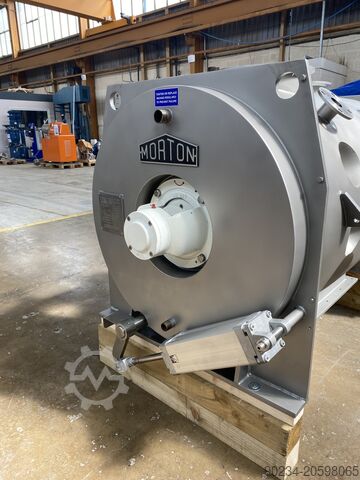 600 Liter Morton Modell FKM600 Edelstahl Ploughshare-Mischer mit Doppelmantel. MORTON FKM600