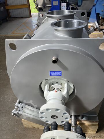 600 Liter Morton Modell FKM600 Edelstahl Ploughshare-Mischer mit Doppelmantel. MORTON FKM600