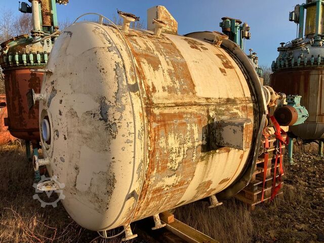 5.000 Liter Pfaudler Modell BE5000 Vertikaler glasemaillierter Reaktor Pfaudler BE5000