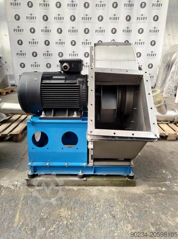 ELEKTROR Edelstahl-Radial-Industriegebläse, 18.000 m³/h, 7.000 Pa, 55 kW ELEKTROR Stainless Steel Radial Ventilator/fan