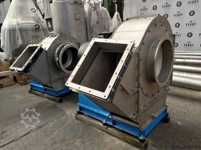 ELEKTROR Edelstahl-Radial-Industriegebläse, 18.000 m³/h, 7.000 Pa, 55 kW ELEKTROR Stainless Steel Radial Ventilator/fan