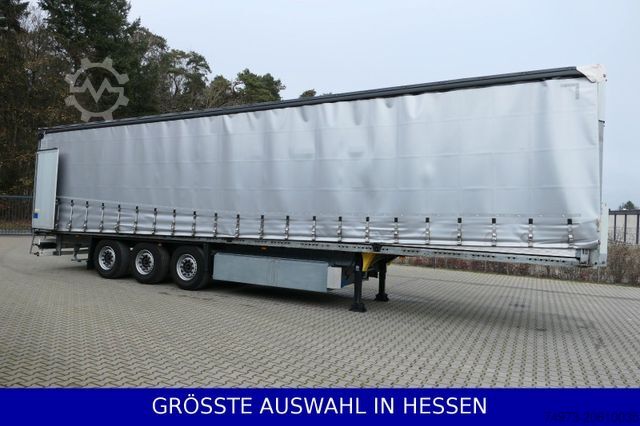 Open oplegger met zeil SCHMITZ CARGOBULL EcoFlex Liftachse Palettenkasten ¤239.-mtl