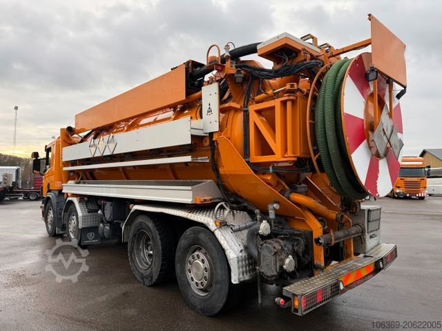 Saugwagen SCANIA P380 8x2*6 Hvidtved Larsen Flexline 414