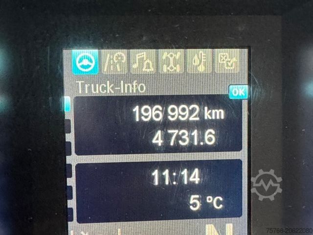 Drikkevarelastbil MERCEDES-BENZ ANTOS 2536 L / AHK / LBW / LENKACHSE