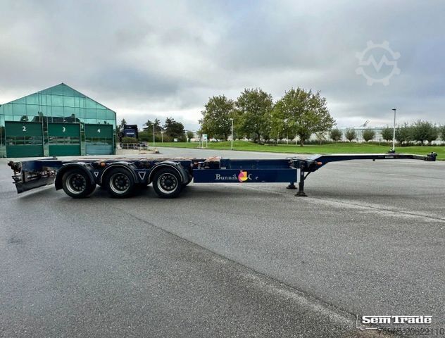 Wissellaadbak oplegger Burg BPO 15-27 CCXHX BPW AXLES DISC BRAKES 40 FT