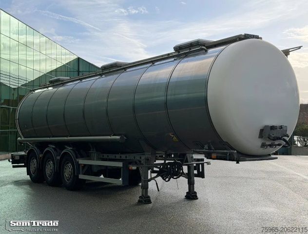 Tankoplegger Burg 37.300 LITER 3 COMPARTMENTS DISC BRAKES SUP