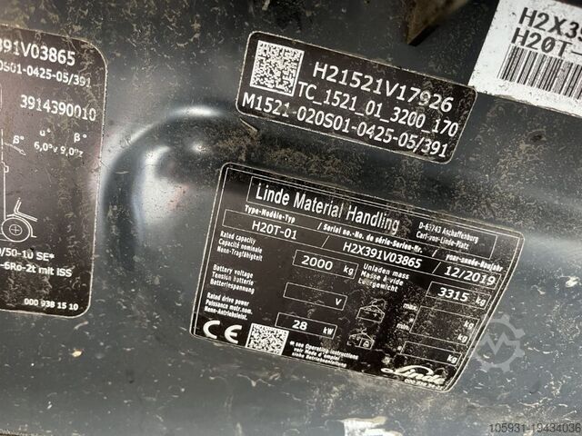 Empilhador de GPL Linde H20T-01