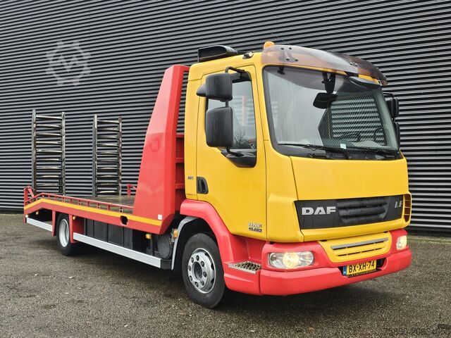 Vehicul de recuperare DAF LF 45.220 / MACHINE TRANSPORT / OPRIJ WAGEN