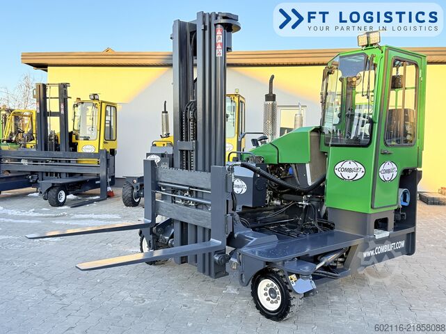 Wózek widłowy czterokierunkowy Combilift C4000 GAS TRIPLEX 5550 FREE LIFT CABIN