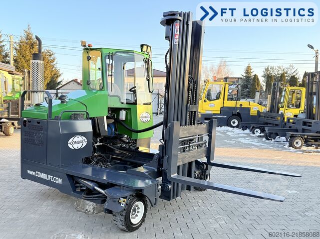 Wózek widłowy czterokierunkowy Combilift C4000 GAS TRIPLEX 5550 FREE LIFT CABIN