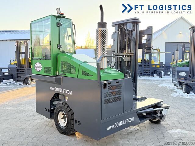 Wózek widłowy czterokierunkowy Combilift C4000 GAS TRIPLEX 5550 FREE LIFT CABIN