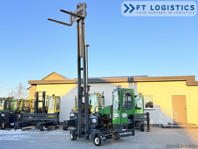 Wózek widłowy czterokierunkowy Combilift C4000 GAS TRIPLEX 5550 FREE LIFT CABIN