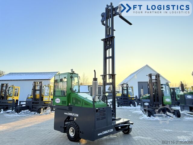 Wózek widłowy czterokierunkowy Combilift C4000 GAS TRIPLEX 5550 FREE LIFT CABIN