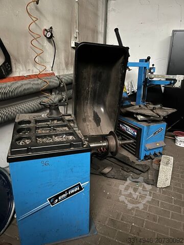 Complete set voor vulkanisatie UNITROLL Montażownica Wyważarka