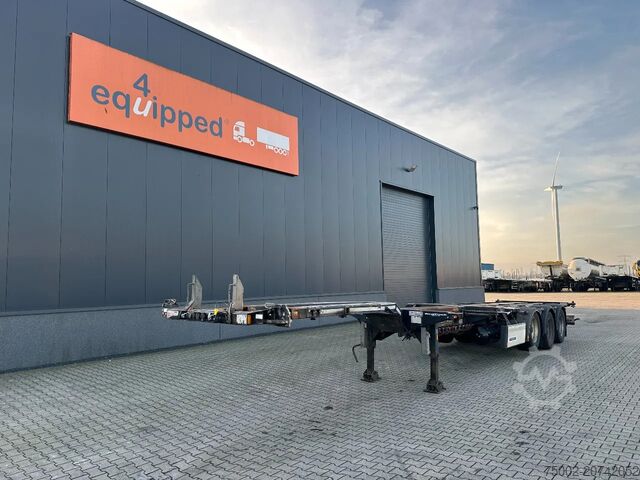 Přeprava kontejnerů D-TEC FLEXITRAILER / 45FT HC MULTI / BPW + drumbrakes...