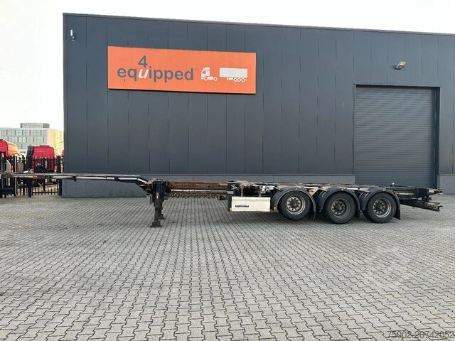 Přeprava kontejnerů D-TEC FLEXITRAILER / 45FT HC MULTI / BPW + drumbrakes...