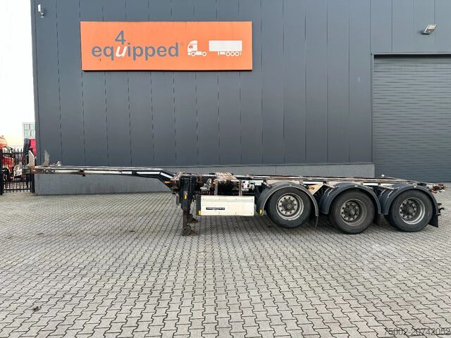 Přeprava kontejnerů D-TEC FLEXITRAILER / 45FT HC MULTI / BPW + drumbrakes...