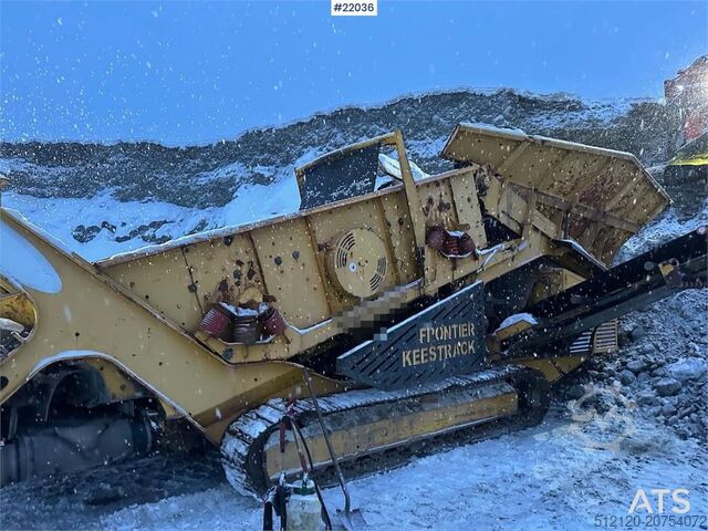 Restsorteringsmaskine Keestrack frontier sights. WATCH VIDEO.