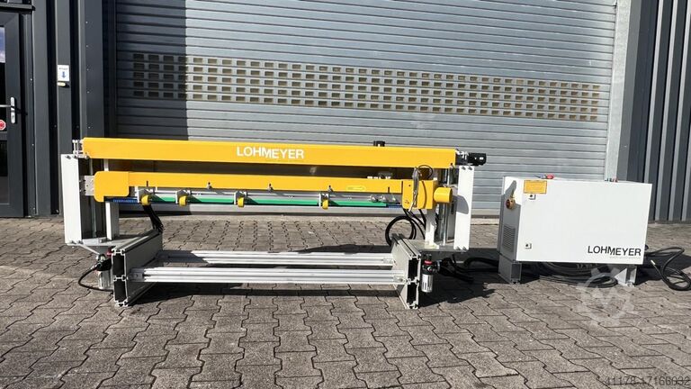 LC-T1 reinigingsunit (boven) met voedingskanaal Wood IQ Lohmeyer LC-T1