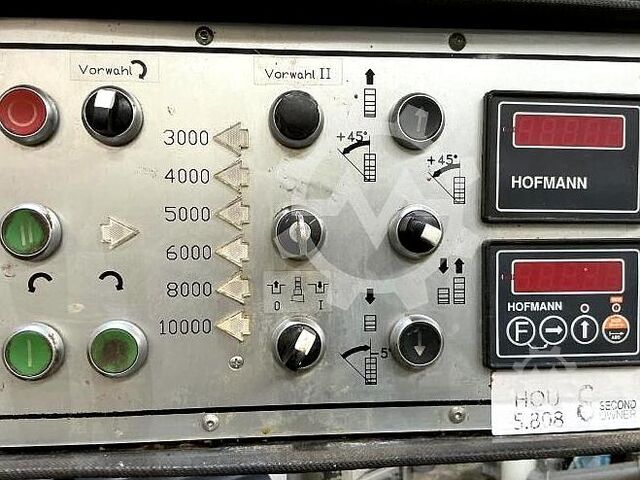 Stolne glodalice Hofmann TFS 1200 2001 Hofmann TFS 1200