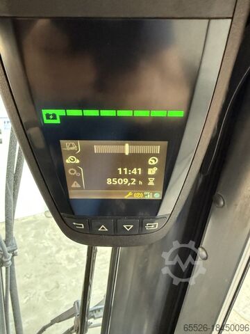 Ηλεκτρικό περονοφόρο τετράτροχο Linde E18 PH / ZVG + SS / AKKU 91 %