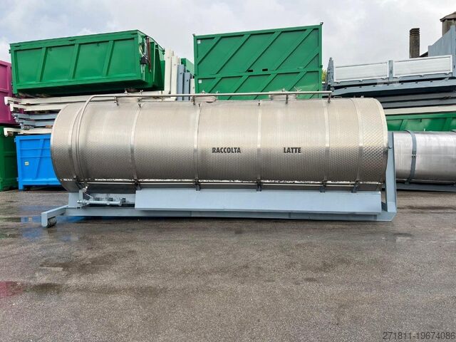 Afzetcontainer CISTERNA USATA SCARRABILE IN ACCIAIO