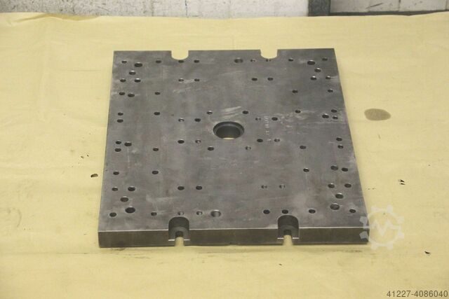 Opspændingsplade med bored huller Stahl 395/495/H30 mm