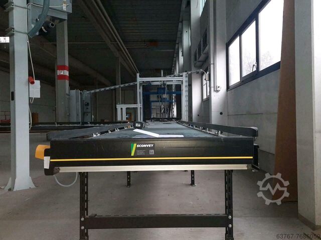 Accumulatie rollenbaan SSI Schäfer Interroll Staurollenbahn 24 Volt