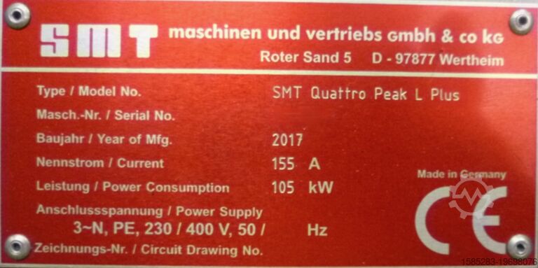 Reflow-oven SMT Quattro Peak L Plus