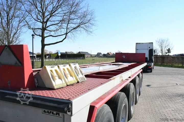 Platform aanhanger Lück SPR75/5 5 achse BALLAST TRAILER 3x STEERAXLE!!