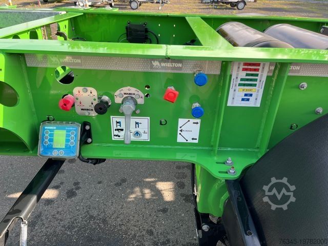 Wissellaadbak oplegger WIELTON Multichassis Fahrgestell 45,40HC,40, 2x20