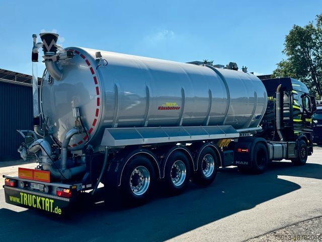 Ημιρυμουλκούμενο βυτιοφόρο KÄSSBOHRER Gülle V2A 30 cbm, Liftachse, Börger FL 1036