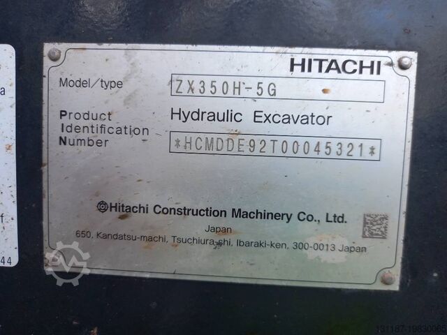 Rupsgraafmachine Hitachi ZX350H-5G (Abu Dhabi)
