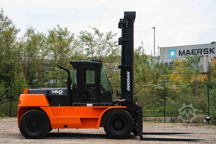 Heftruck voor zwaar gebruik - Diesel Doosan D 160 S-5 - nur 4799 Betriebsstunden !!