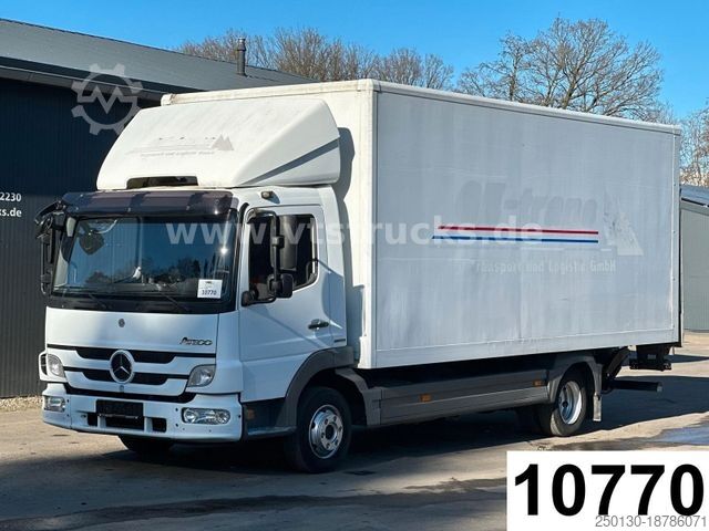 Dobozos furgon MERCEDES-BENZ Atego 816 4x2 Euro5 Koffer mit Ladebordwand
